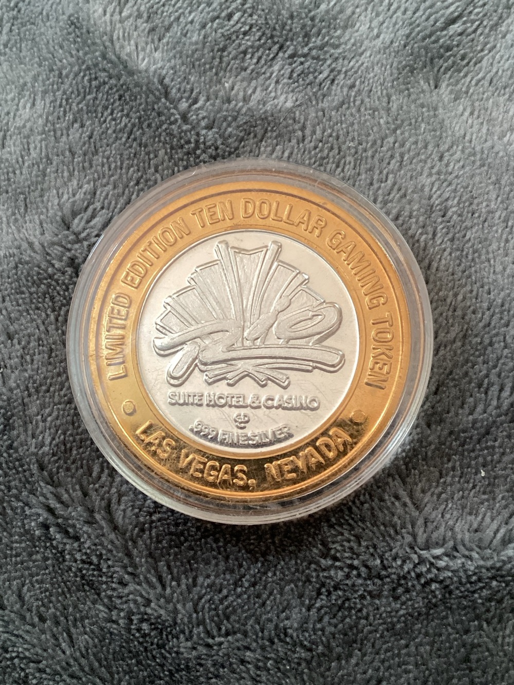 Limited Edition Rio .999 .6 ounce fine silver collectible gaming Token